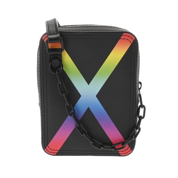 LOUIS VUITTON Taiga Rainbow Danup Messenger Noir/Rainbow M30332 800000136148000 - Picture 1 of 8